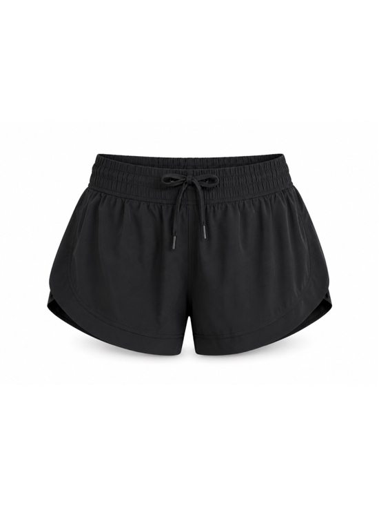 R.SOFIA Pants - R. Sofia Black Athletic Running Shorts Womens Size Small Lined Drawstring